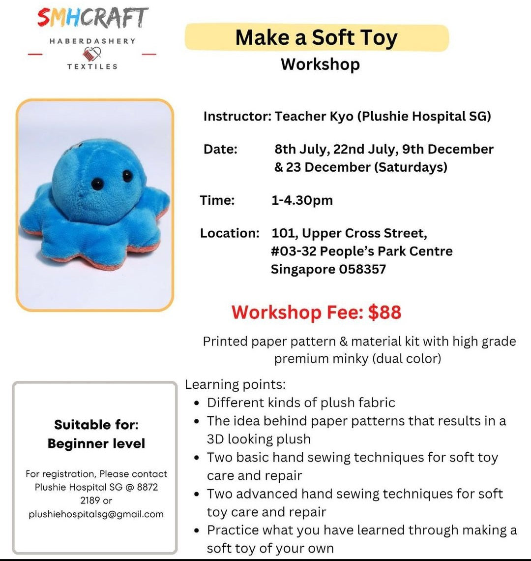 Make a Soft Toy Work Shop